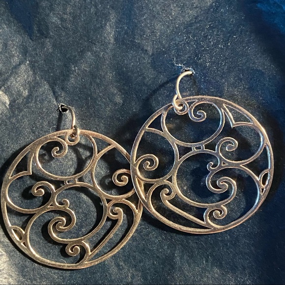 Mignon Faget Perhaps Jewelry - Silver earrings in gentle swirls catch the light at every turn of your head.